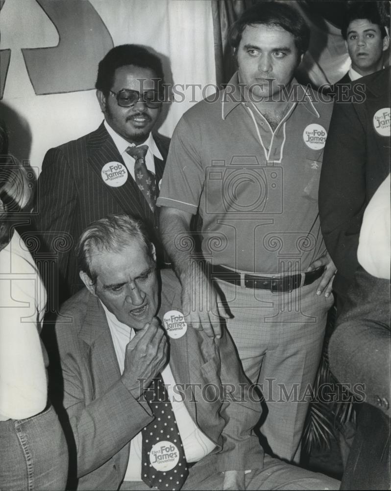 1978 Press Photo James Folson, former Alabama governor, and others, Alabama - Historic Images
