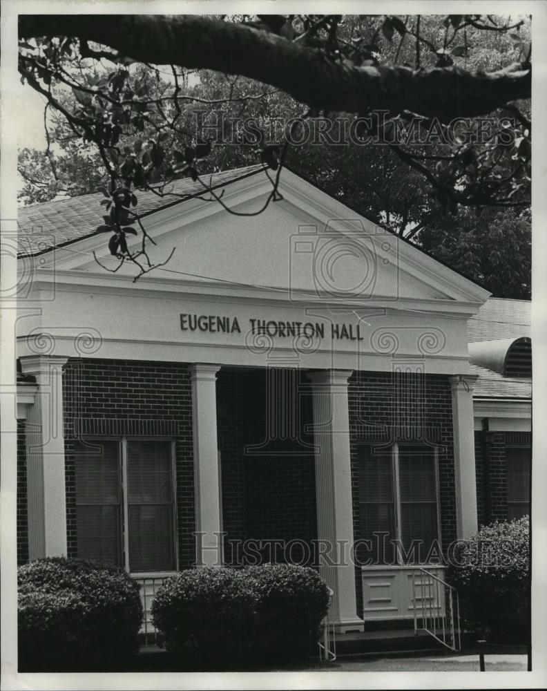 1978 Press Photo Eugenia Thornton Hall at Alabama Institute for Deaf and Blind - Historic Images