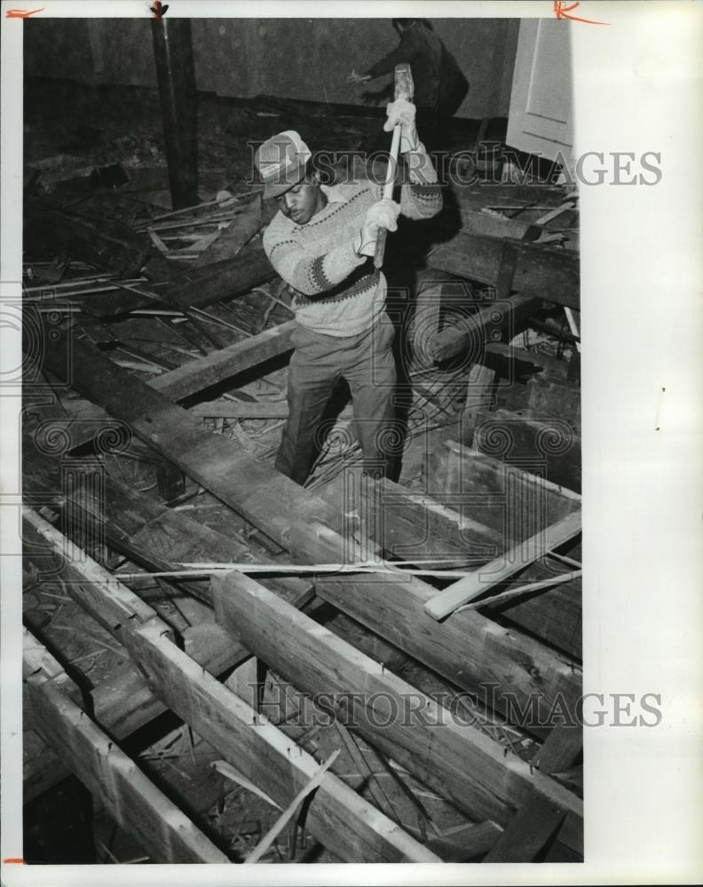 1981 Press Photo Old Christian Church will be jail in Jefferson County, Alabama - Historic Images