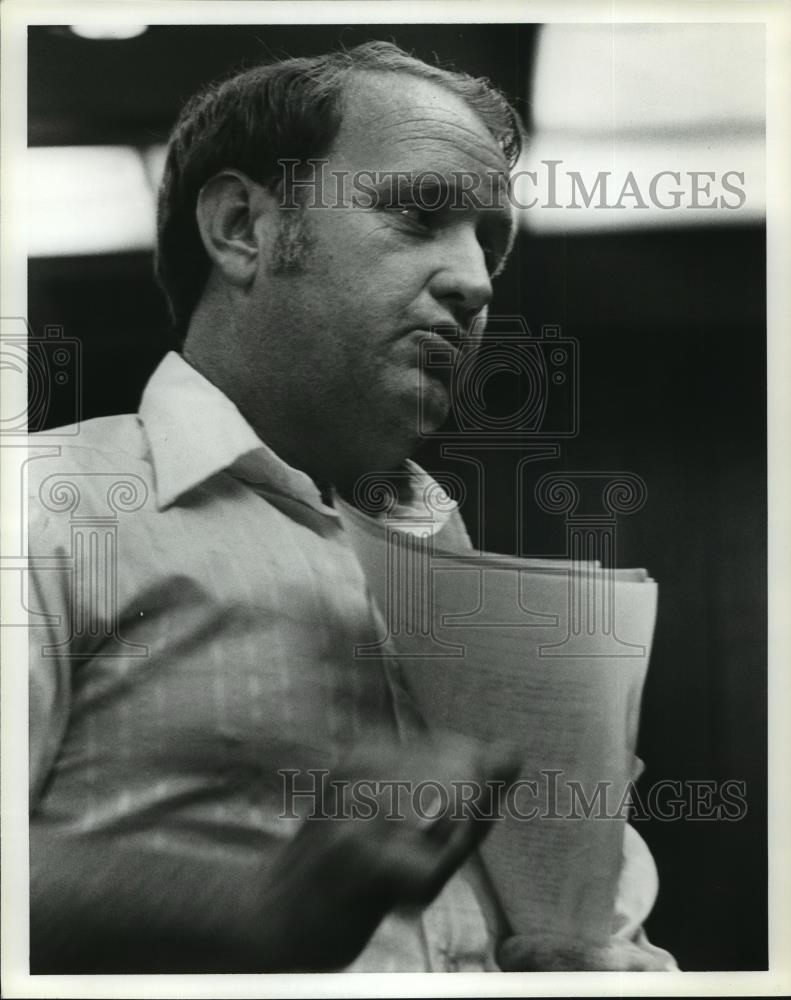 1980 Press Photo Ed Maske, Jefferson County, Alabama Board of Education - Historic Images
