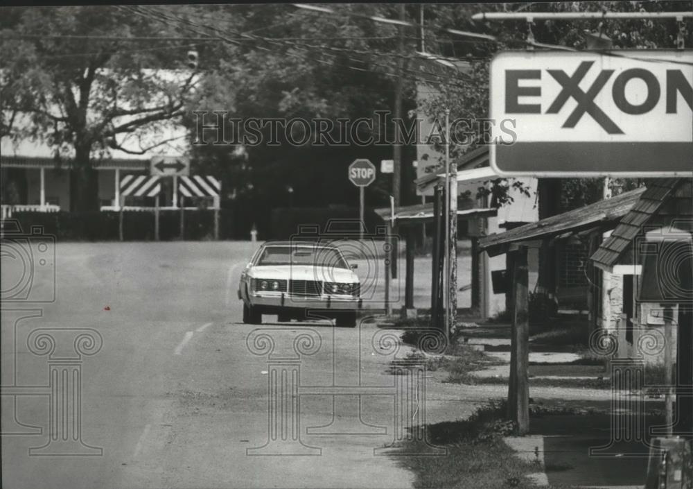 1981 Press Photo main street in Trafford, Alabama - abna14855 - Historic Images