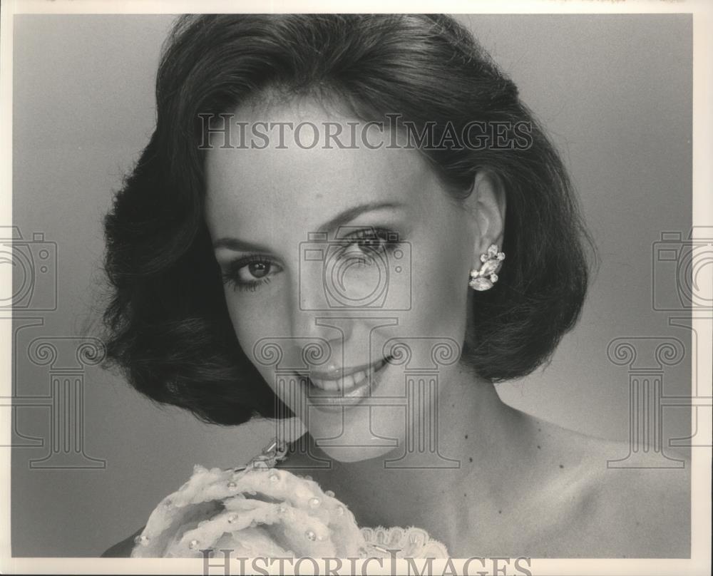 1985 Press Photo Angela Tower, 1985 Miss Alabama - abna14859 - Historic Images