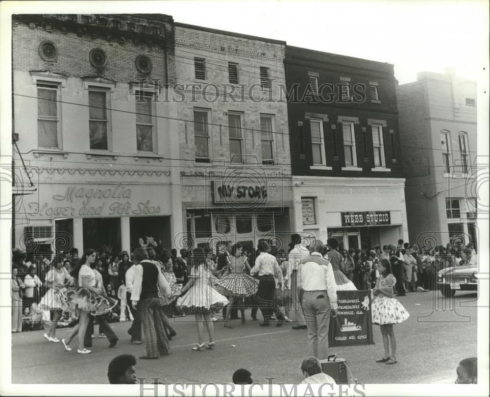 1978 Press Photo Christmas Celebration in Demopolis, Alabama - abna15304 - Historic Images