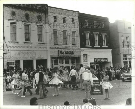 1978 Press Photo Christmas Celebration in Demopolis, Alabama - abna15304 - Historic Images