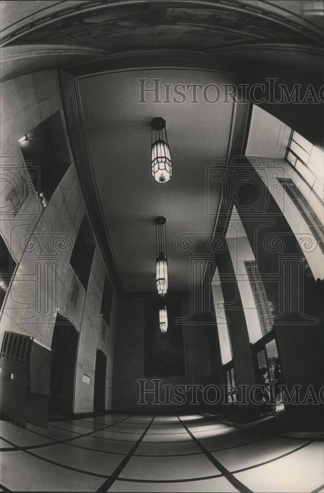 1984 Press Photo Main Floor Entrance of Jefferson County Court House - abna15722 - Historic Images