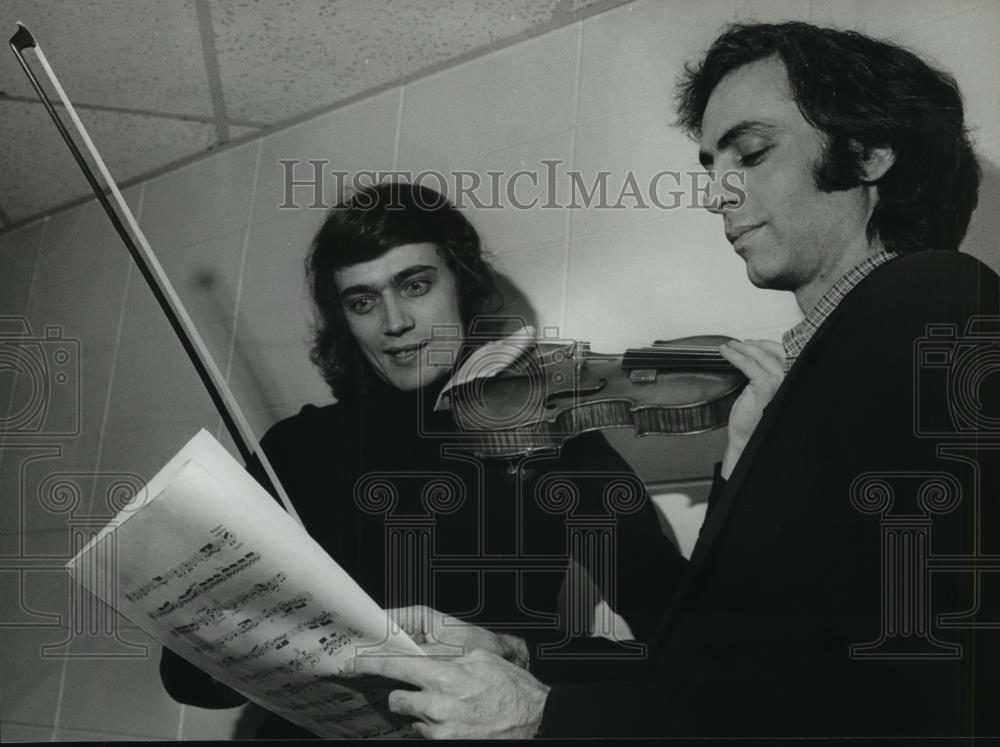 1980 Press Photo Alabama Symphony Orchestra - Boris Belkin, Edward Nord - Historic Images