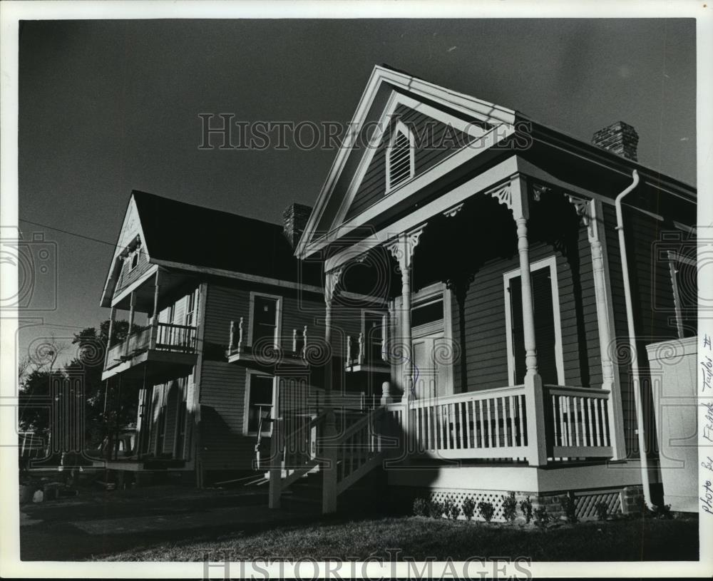 1982 Press Photo South Cedar Street Restored House, Mobile, Alabama - abna15946 - Historic Images