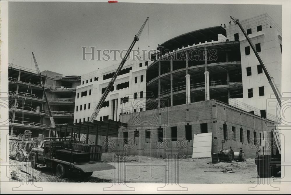 1988 Press Photo State Capitol building under construction, Montgomery, Alabama - Historic Images