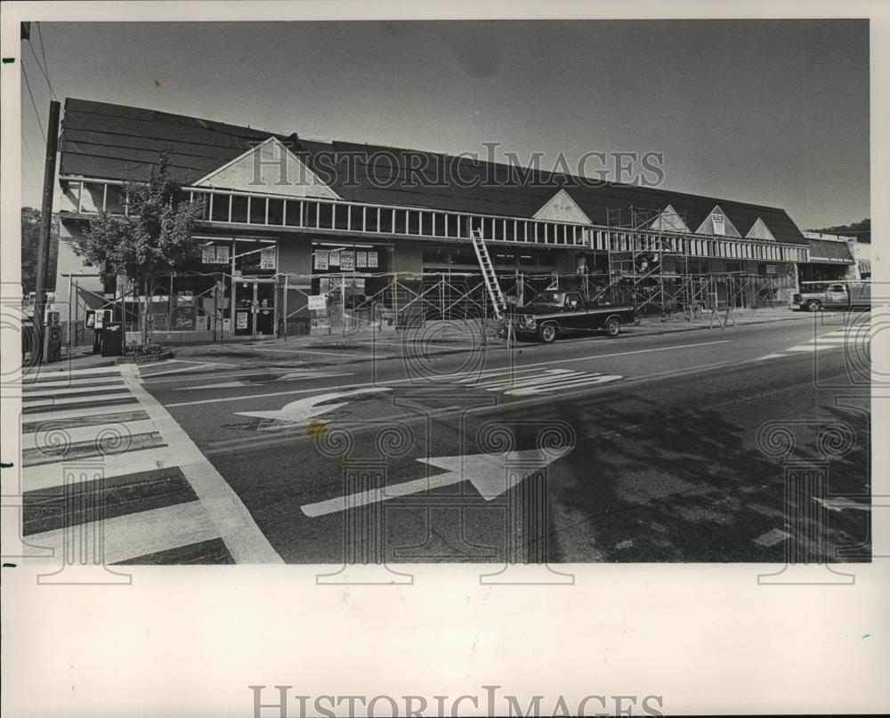 1985 Press Photo Crestline Shopping Mall, Mountain Brook, Under Construction - Historic Images