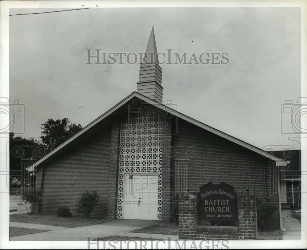 1980 Press Photo Anderson Memorial Baptist Church--'sweet sixteen', Lipscomb - Historic Images