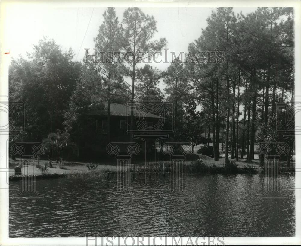 1978 Press Photo House on River, Magnolia Springs, Alabama - abna16310 - Historic Images