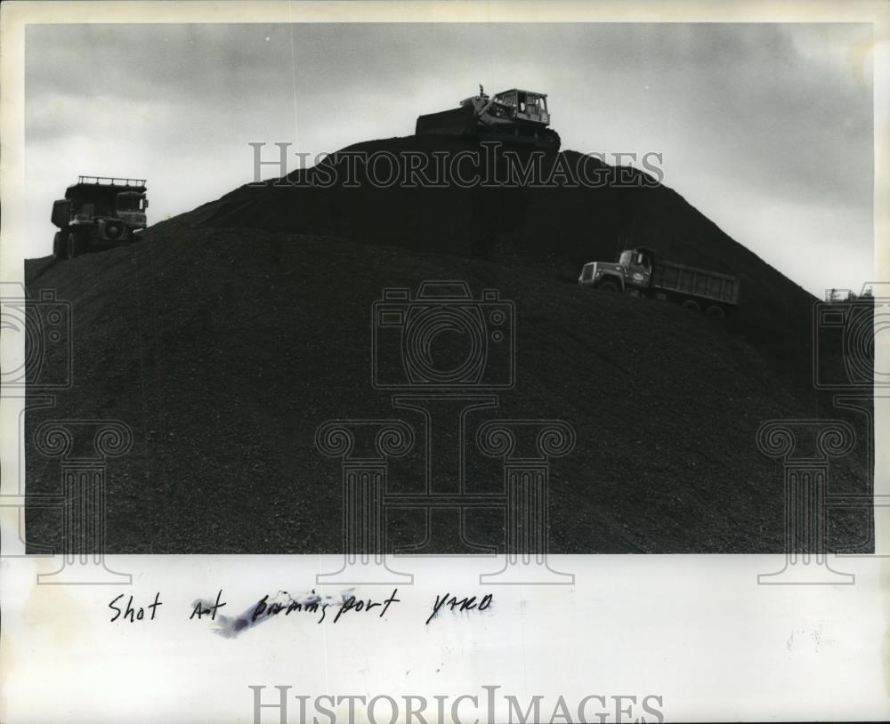 1977 Press Photo View at Birmingham&#39;s port yard, Alabama - abna16350 - Historic Images