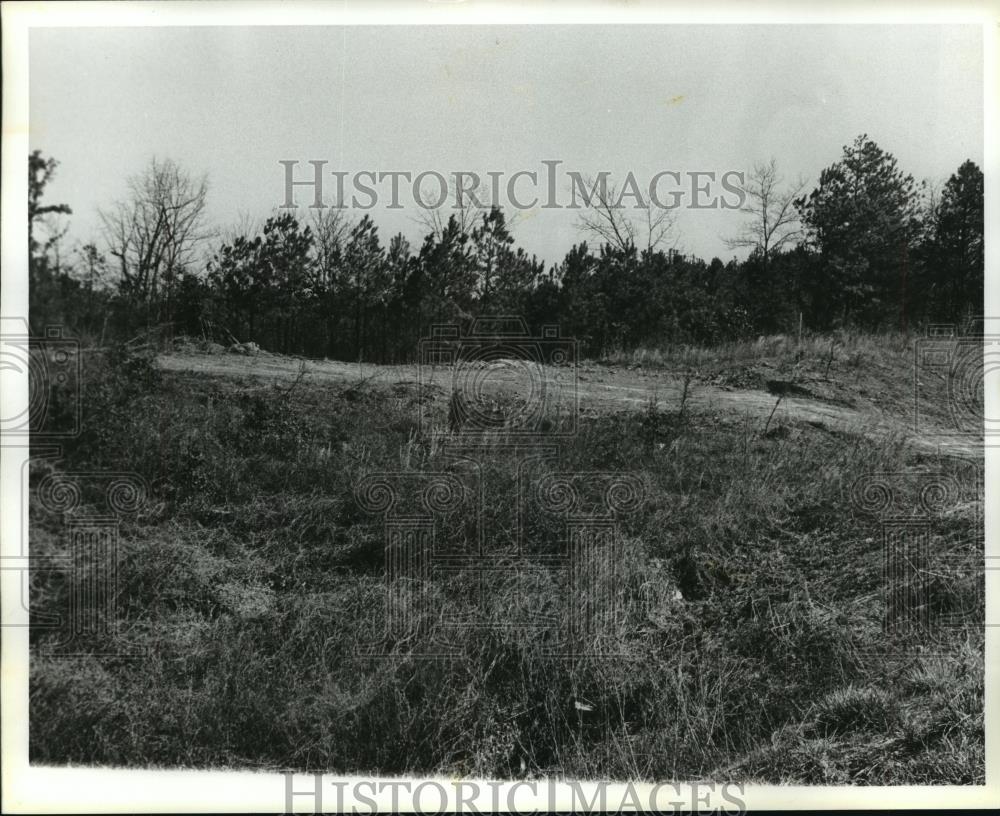 1981 Press Photo Future site of strip mine off U.S. 78 near Leeds, Alabama - Historic Images