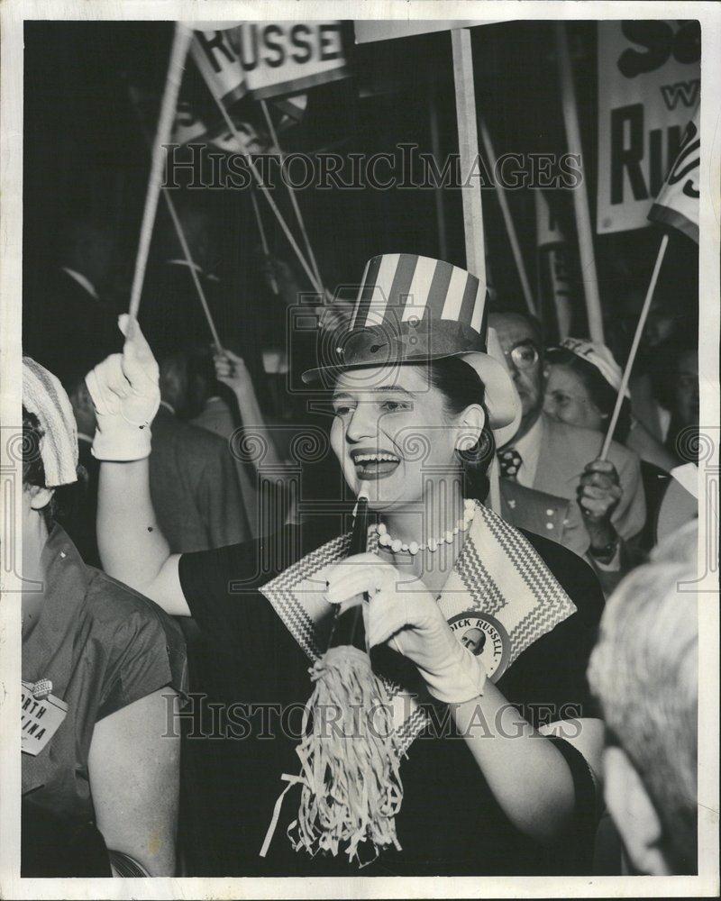 1952 Press Photo Democratic Convention - RRV69985 - Historic Images