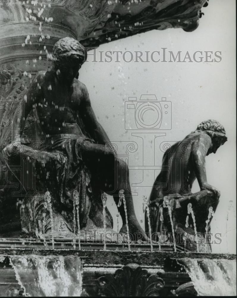 1980 Press Photo fountain, Court Square, Montgomery, Alabama - abna16539 - Historic Images