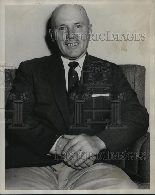 Press Photo Ben Richard Thomas, Mayor of Stevenson, Alabama - abna16560 - Historic Images
