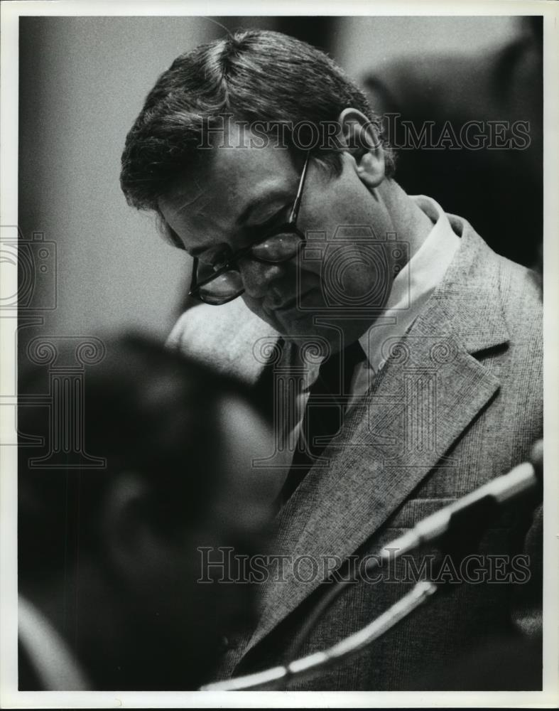 1982 Press Photo John Pemberton, House of Representatives Clerk - abna16636 - Historic Images