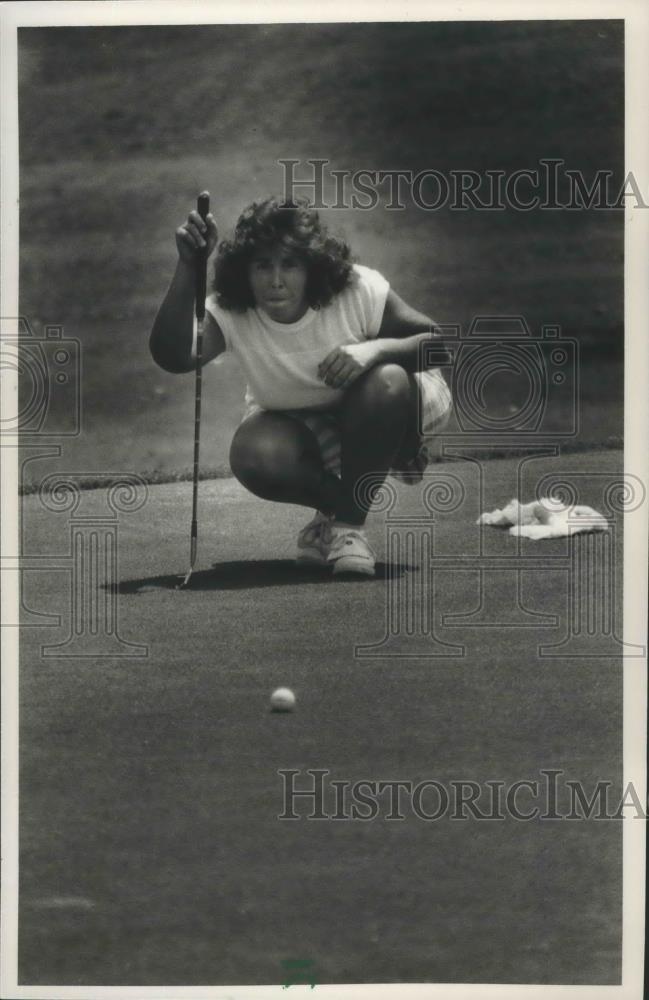 1988 Press Photo Cumberland Golf Club Member Marie Roberts From Pinson, Alabama - Historic Images