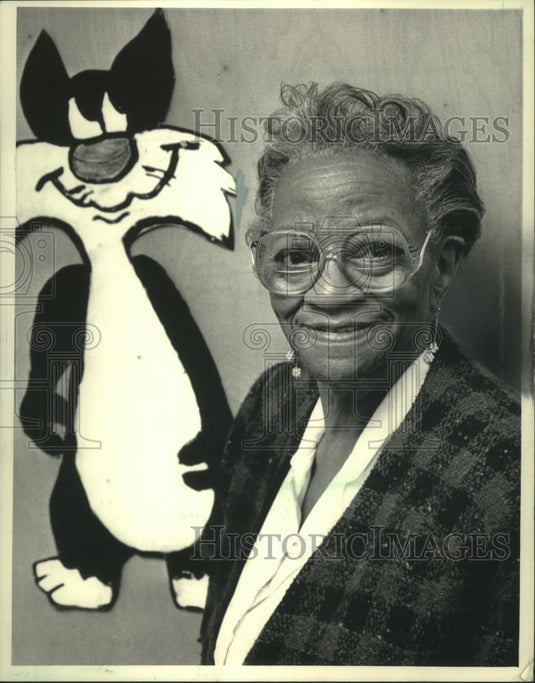 1987 Press Photo Carrie Jackson, Milwaukee Mother & Volunteer - mjb81734 - Historic Images