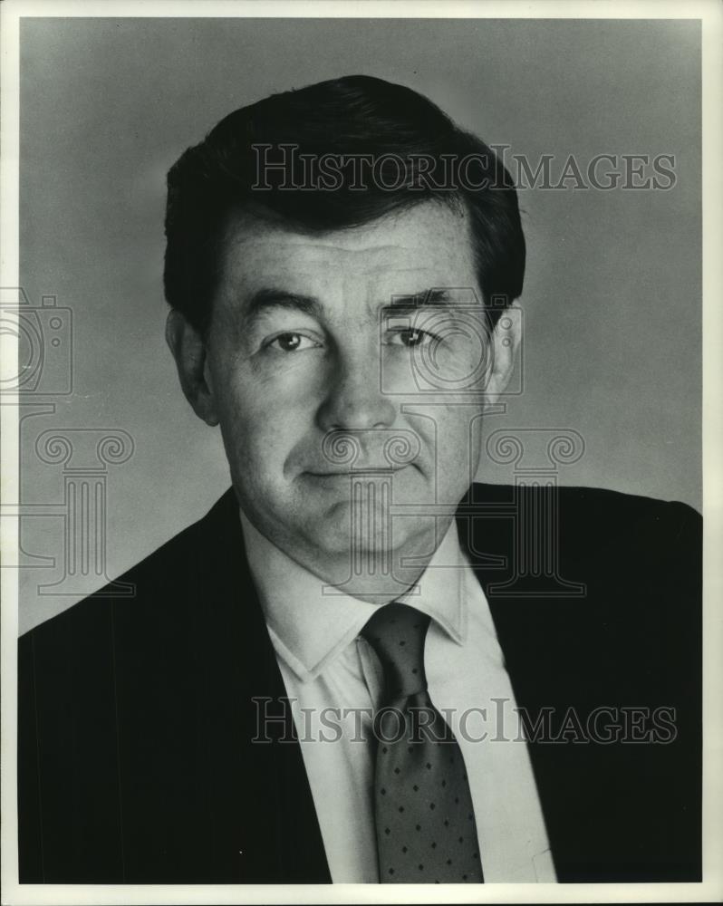 1988 Press Photo CBS Whitehouse correspondent Bill Plante - mjb86651 - Historic Images