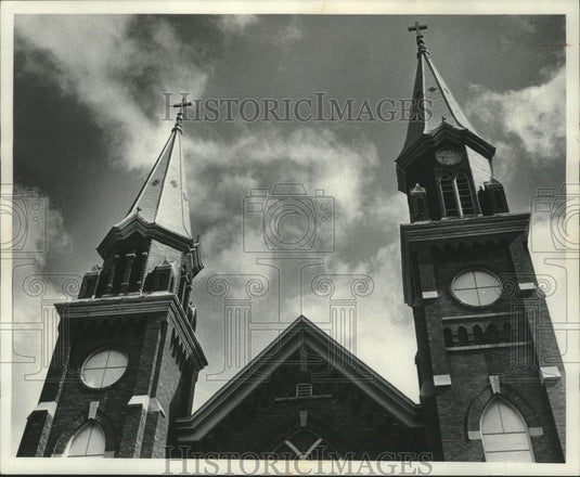 1977 Press Photo St. Wenceslaus Catholic Church - mjb87950 - Historic Images