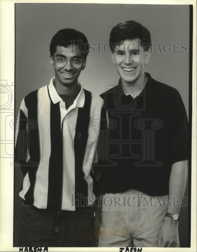 1994 Press Photo Harsha Ready and Jason Liechty Cedarburg High top graduates - Historic Images