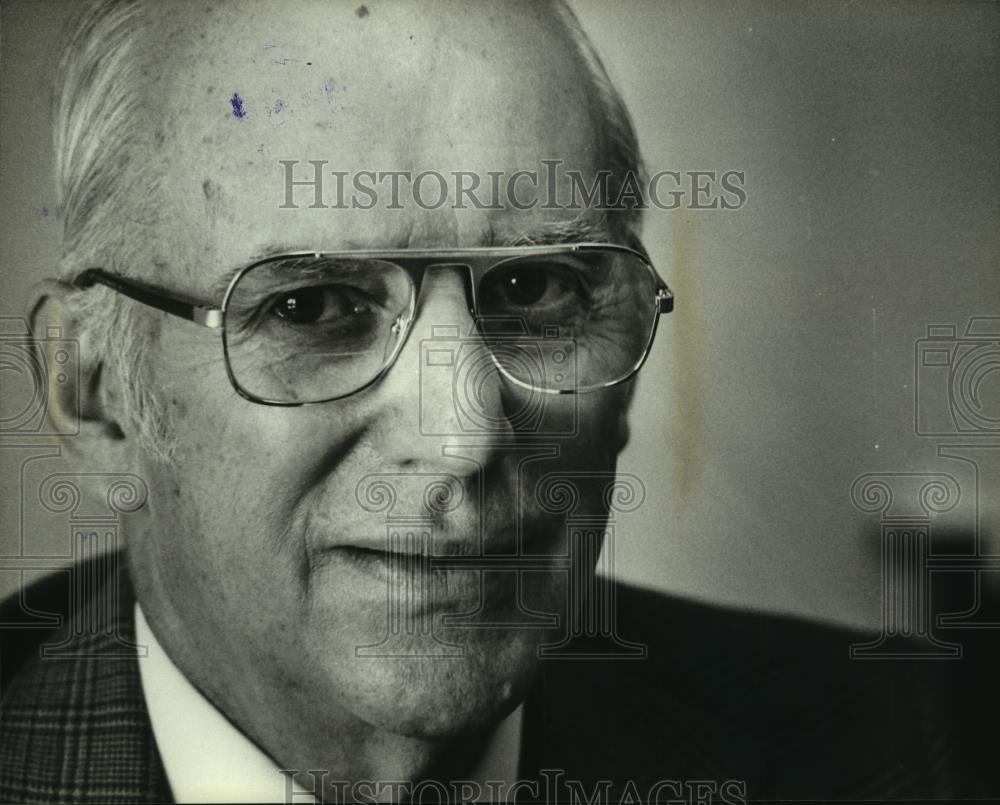 1981 Press Photo Joe Pipp Executive Secretary of Wisconsin Baker&#39;s Association - Historic Images