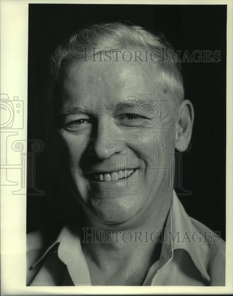 1985 Press Photo Teacher Charles Porter of Sussex Hamilton School District - Historic Images