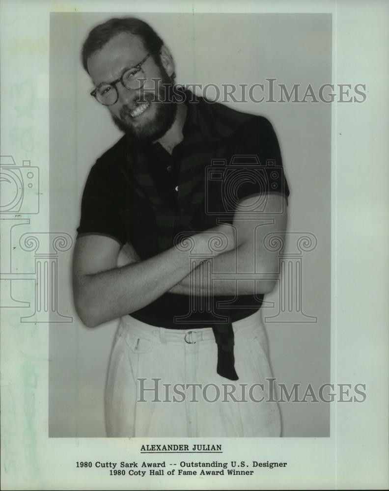 1980 Press Photo Alexander Julian, Outstanding U.S. designer - mjb90589 - Historic Images