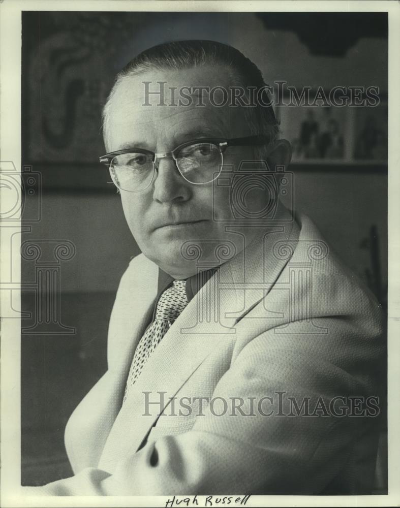 Press Photo Hugh Russell, official in Wisconsin workmen&#39;s compensation program - Historic Images