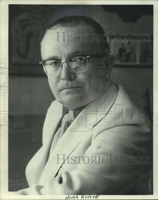 Press Photo Hugh Russell, official in Wisconsin workmen's compensation program - Historic Images