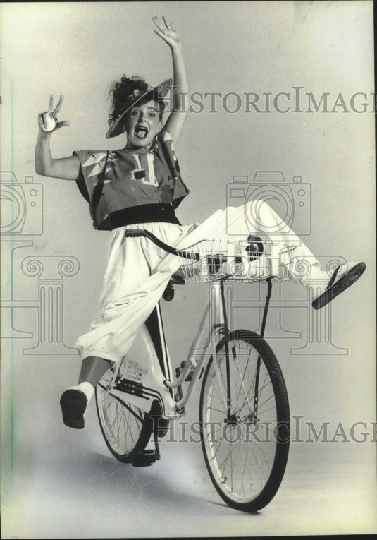 1983 Press Photo Robyn Pluer, member of the R&B Cadets - mjb91611 - Historic Images