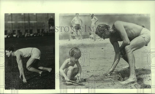 1979 Press Photo Lloyd Stern, author, playing with grandson. - mjb92195 - Historic Images
