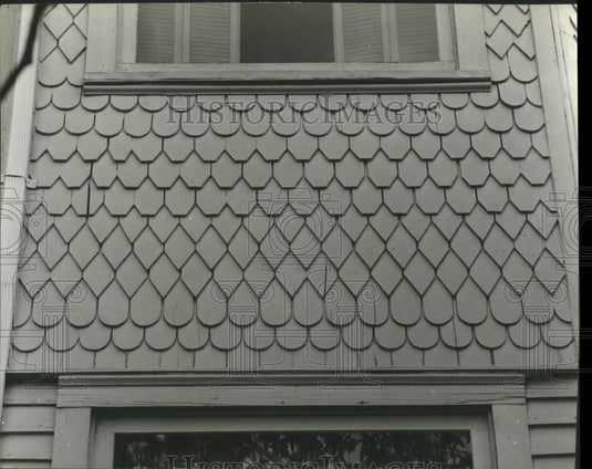 1978 Press Photo intricate siding design on a Warrior, Alabama home - abna17833 - Historic Images