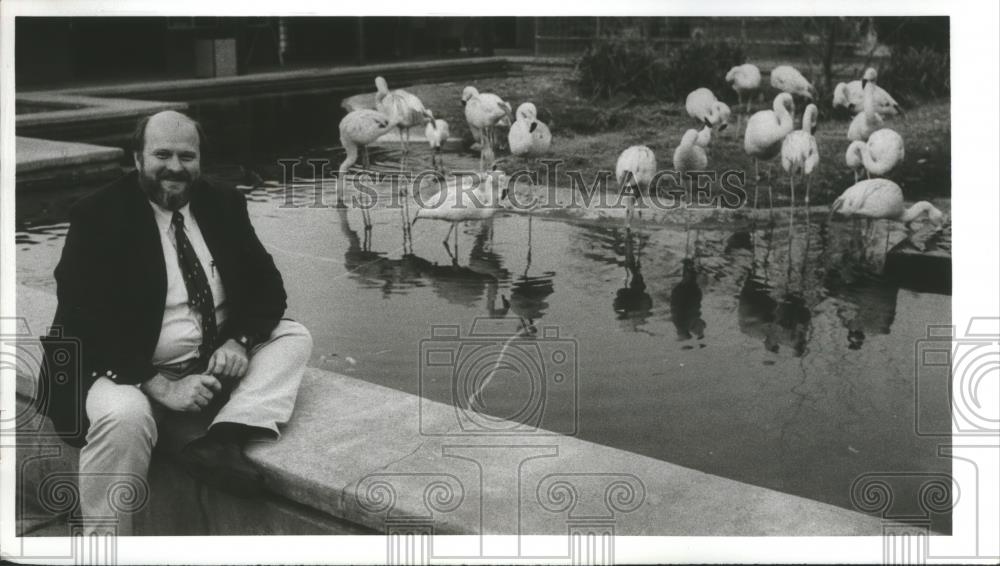 Press Photo Jerry Wallace, New Zoo Director in Alabama - abna17845 - Historic Images