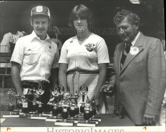 1979 Press Photo Lowery, Miss Hill & Motherway awarded at 4-H Club - abna14987 - Historic Images