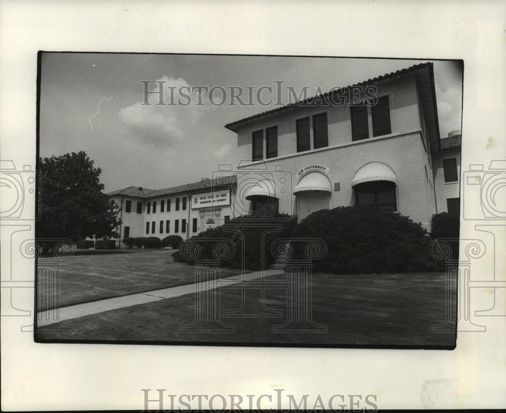 1981 Press Photo Air University in Montgomery, Alabama Maxwell Air Force Base - Historic Images