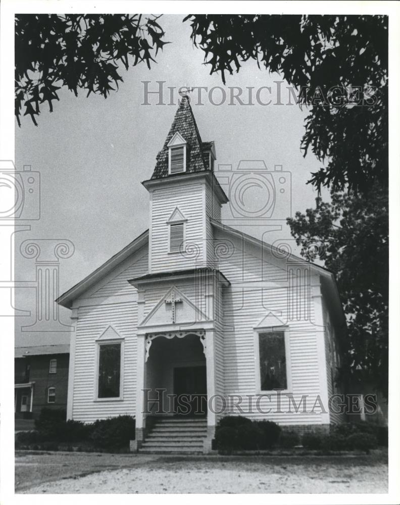 1981 Press Photo Wilsonville, Alabama United Methodist Church - abna17289 - Historic Images