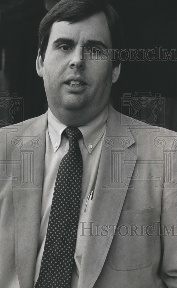 1984 Press Photo Ed Yeargan, Mayor of Lafayette, Alabama - abna17337 - Historic Images