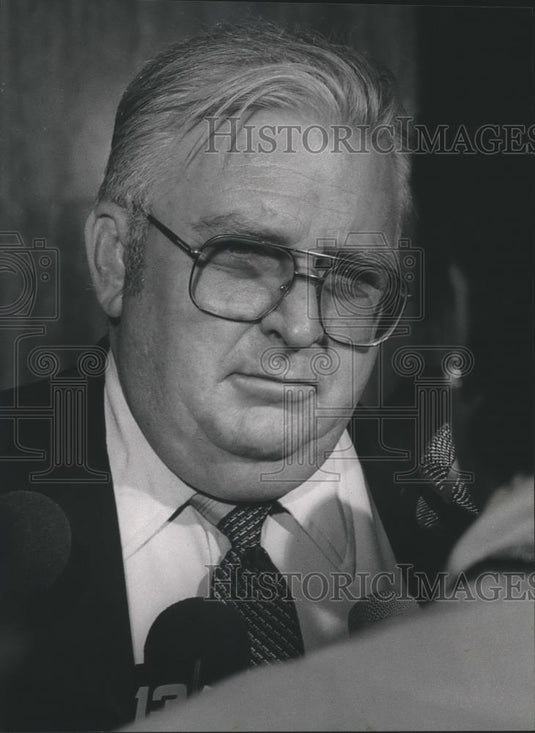 1985 Press Photo Former Mayor of Birmingham, Alabama David Vann - abna17390 - Historic Images