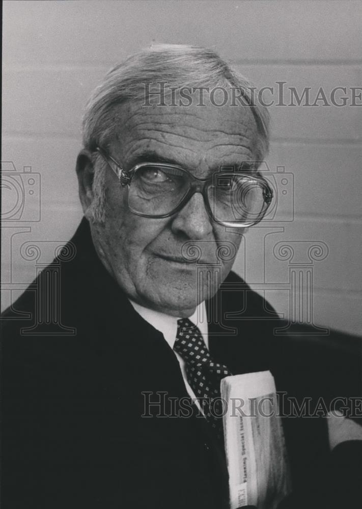 1984 Press Photo Judge Woody Woodruff, Lowndes County Probate Judge - abna19944 - Historic Images