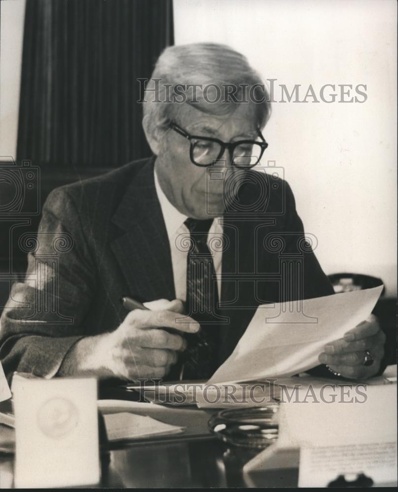 1976 Press Photo Dr. John Walters Jr., University of Montevallo - abna20065 - Historic Images