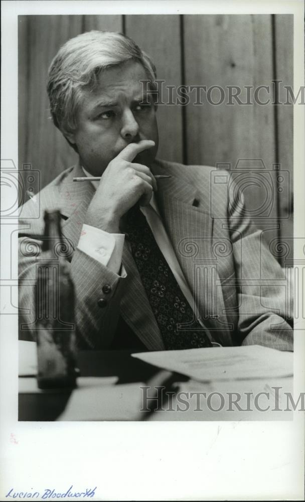 1979 Press Photo Mountain Brook Board of Education member Lucian Bloodworth - Historic Images