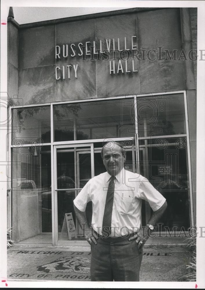 1989 Press Photo John Blackwell, Russellville, Mayor - abna21783 - Historic Images