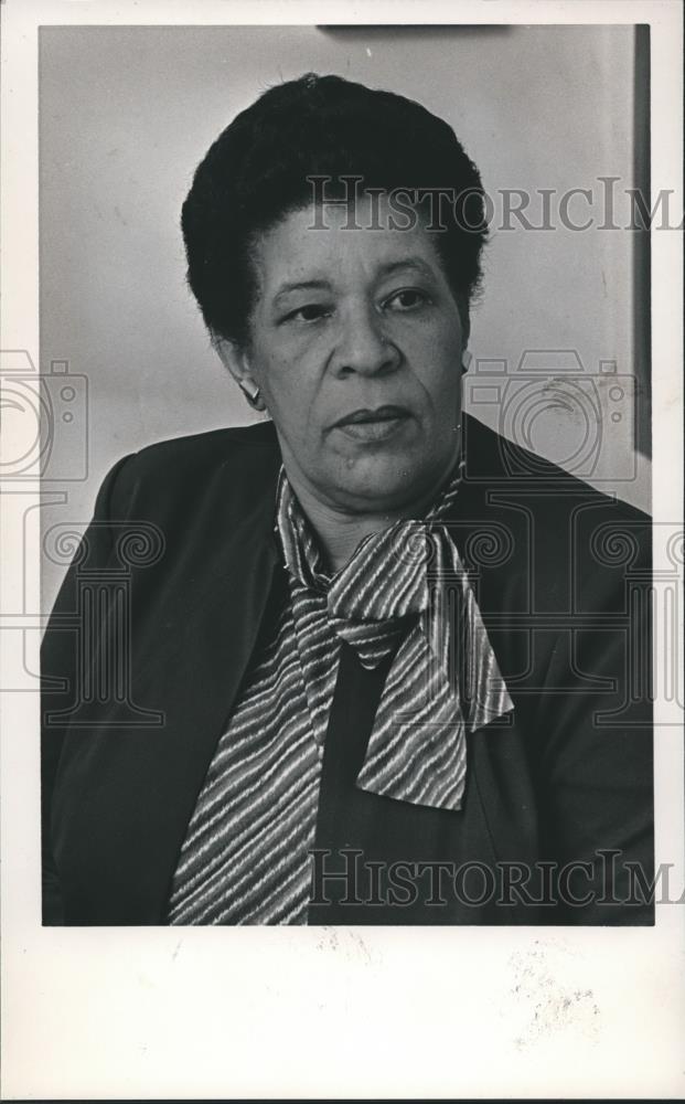 1983 Press Photo Ruth Blackwell, Community Schools, Advisory Council - abna21797 - Historic Images