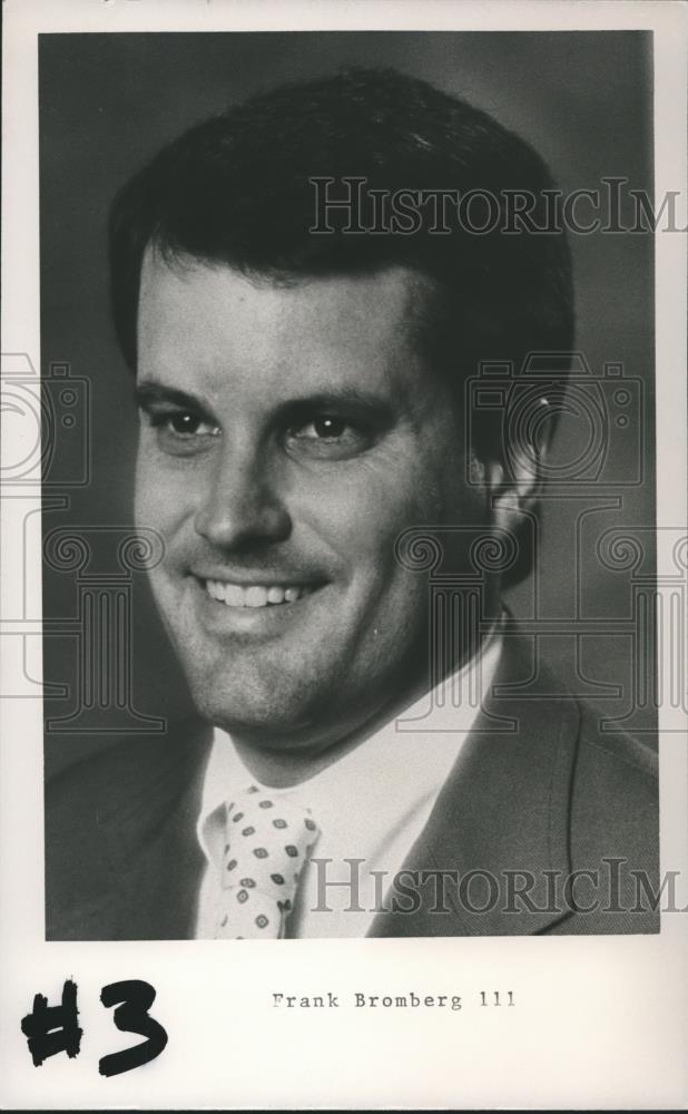 1987 Press Photo Frank Bromberg III, Jeweler - abna21962 - Historic Images