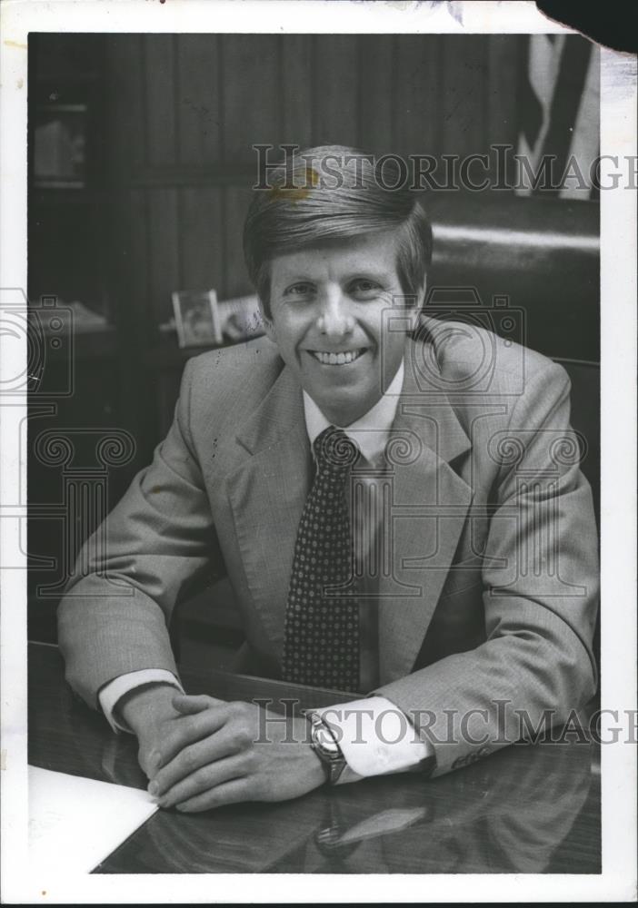 1979 Press Photo David Bronner, Alabama State Finance Director, Birmingham - Historic Images