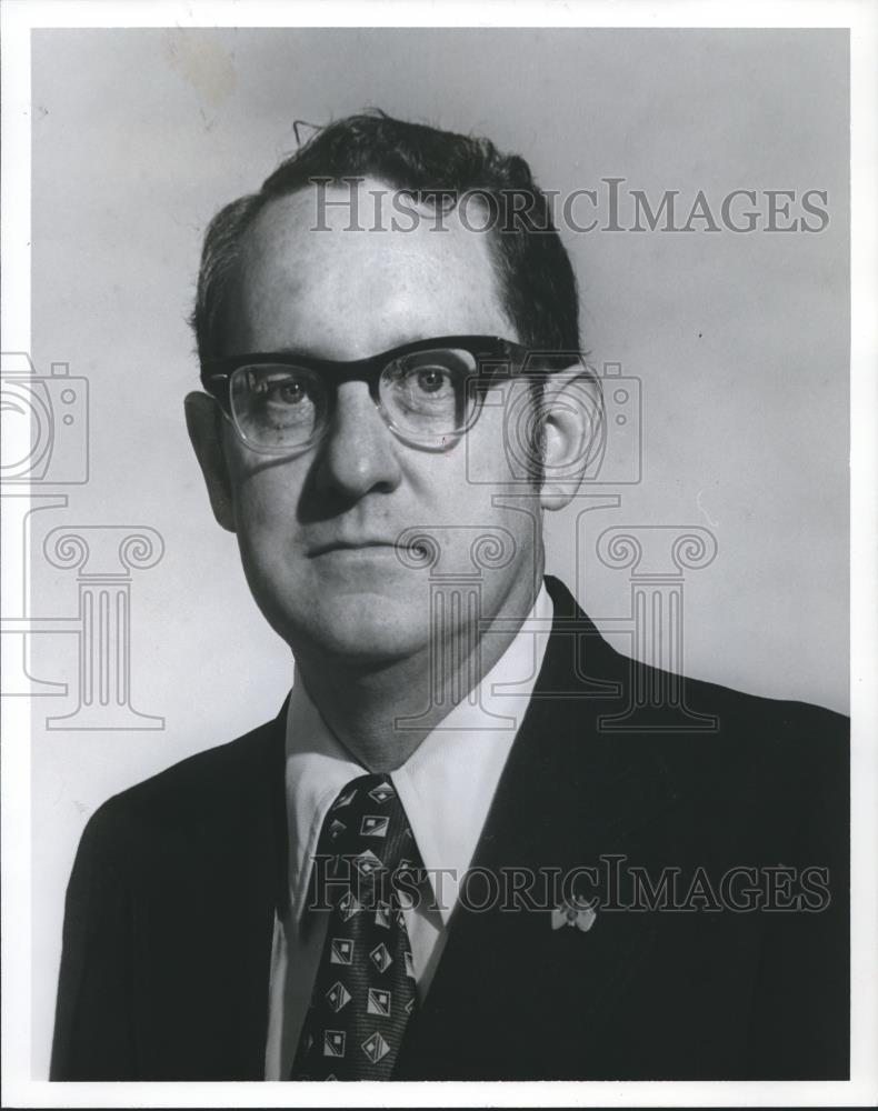 1976 Press Photo David Brown, University of North Alabama Assistant to President - Historic Images