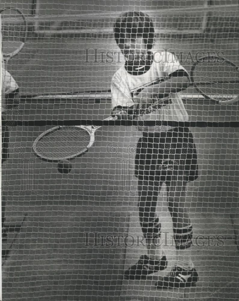 1978 Press Photo Youngster At Pepsi-Coal Mobile Tennis Program In Birmingham - Historic Images