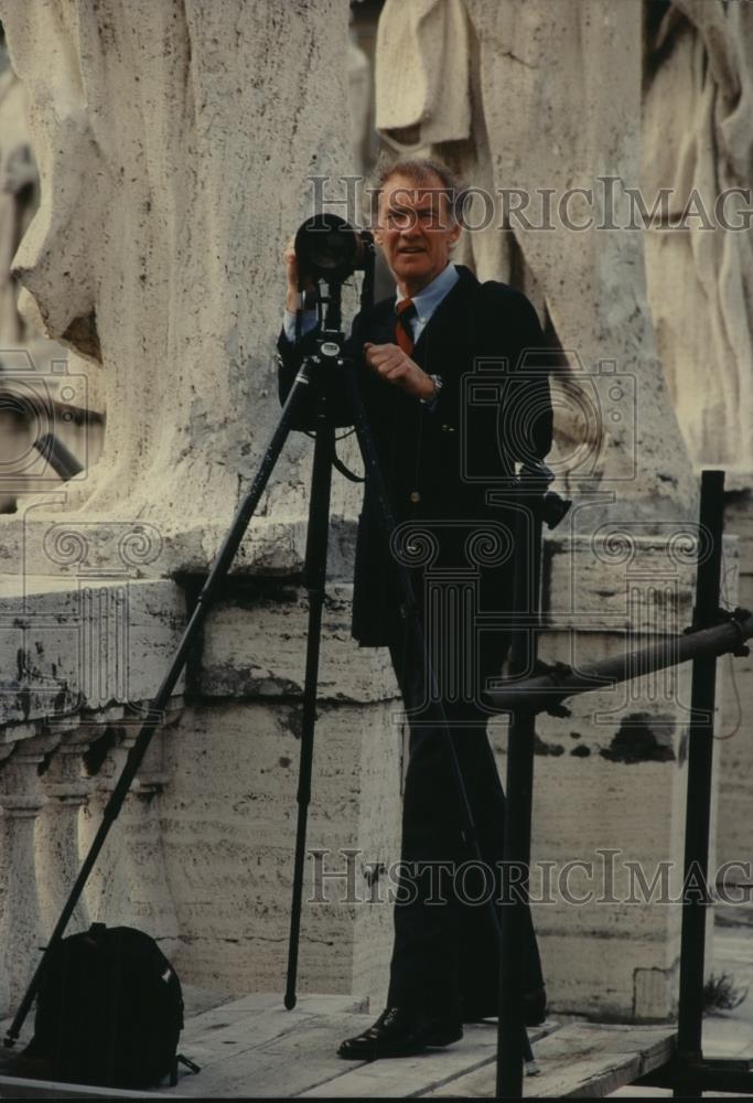 1992 Press Photo Veteran photographer James L. Stanfield - mjb92826 - Historic Images